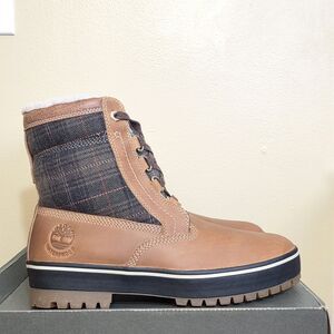 Timberland 6" Spruce Mountain Wheat Leather Waterproof Snow Boots 6900B Men's 8